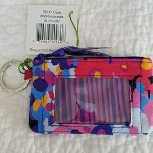 **SOLD** Zip ID Case in Impressionista by Vera